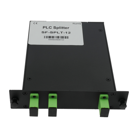 Splitter ottico PLC ad alta precisione - Configurazione 1x2 (1 ingresso, 2 uscite)