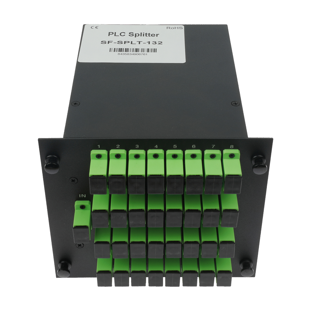 Splitter ottico PLC ad alta precisione - Configurazione 1x32 (1 ingresso, 32 uscite)