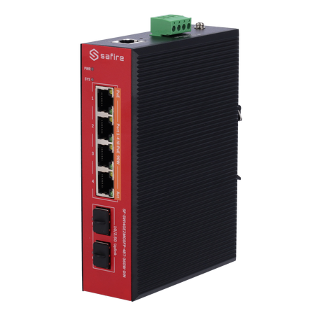 Switch L2+ managed con 4x RJ45 e 2x SFP - 4 porte PoE Gigabit con supporto IEEE 802.3bt