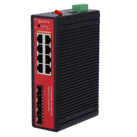 Switch L2+ managed con 8x RJ45 e 4x SFP - 8 porte PoE Gigabit con supporto IEEE 802.3bt