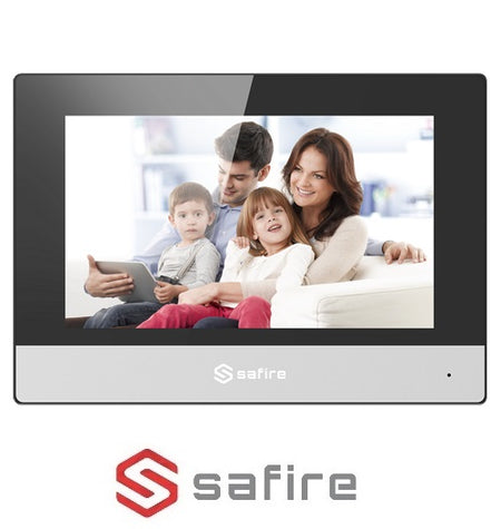 Monitor IP 7" per videocitofoni Safire