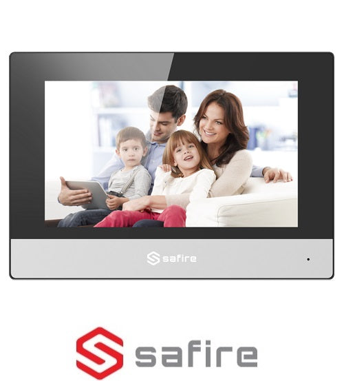Monitor IP da 7" TFT per videocitofoni Safire Wi-Fi