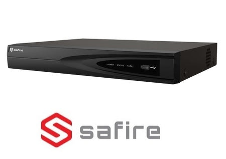 Videoregistratore 5 in 1 4 canali 8 MP PoC riconoscimento facciale Safire