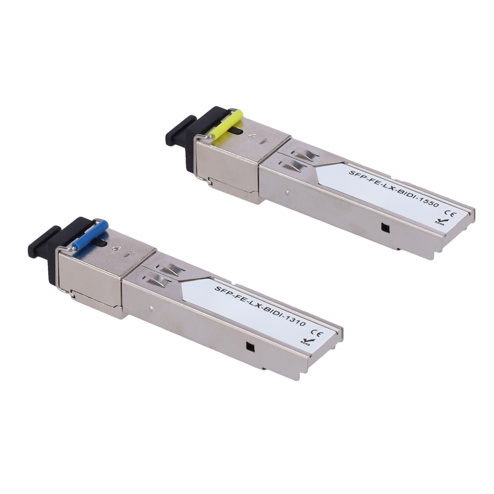 Kit di moduli Transceiver SFP - Standard di velocità Ethernet 100Base-LX - Connettore SC Simplex BiDi integrato
