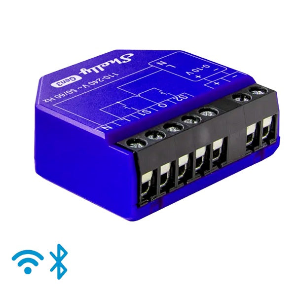 Dimmer Wi-Fi e Bluetooth Shelly 0/1-10V PM Gen3