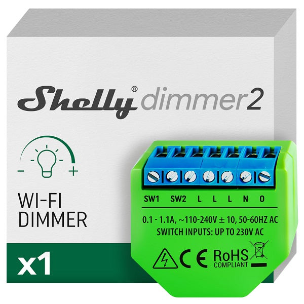 Dimmer intelligente Shelly Dimmer 2 Wi-Fi 10-200W