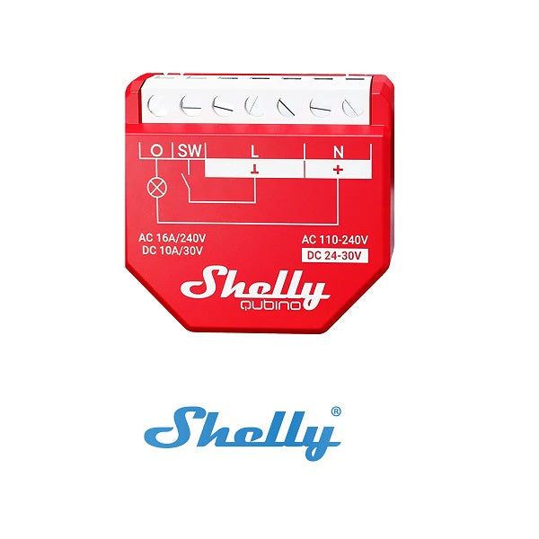 Modulo relè intelligente Shelly Wave 1PM Z-Wave con controllo consumi