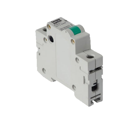 Segnalatore di tensione monofase LED verde per barra DIN Tecnoswitch