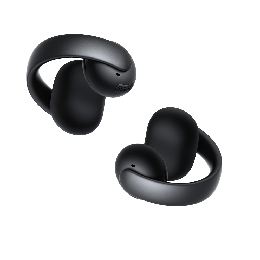 Soundcore Aeroclip Nero - Design a clip “open-ear” con regolazione adattiva - Fino a 32 ore di autonomia con la custodia