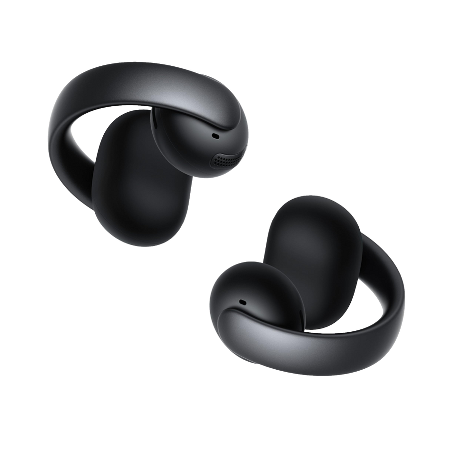 Soundcore Aeroclip Nero - Design a clip “open-ear” con regolazione adattiva - Fino a 32 ore di autonomia con la custodia