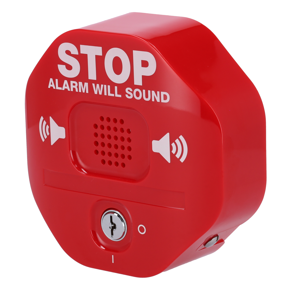 Sirena autonoma per porte di emergenza - Notifica accessi e uscite non autorizzati
