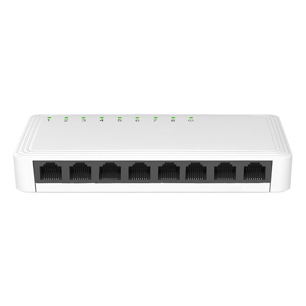 Switch da tavolo 8 porte Gigabit 10/100/1000 Mbps