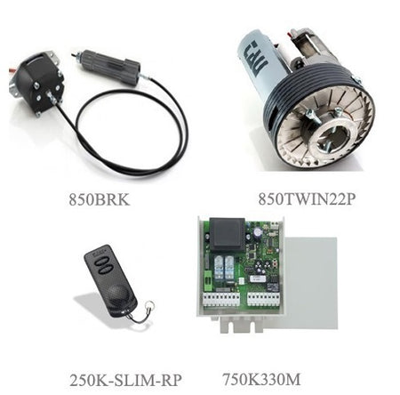 KIT AUTOMAZIONE SERRANDA 180 KG CON K330