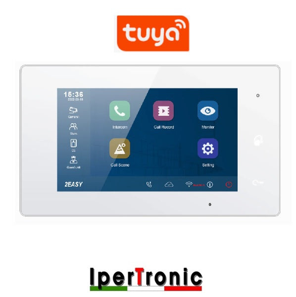 Monitor tft BUS 7" lcd touch reg. SD serie TDH WIFI tuya
