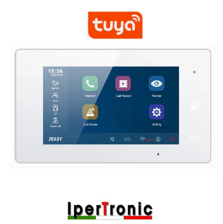 Monitor videocitofonico 7 pollici touch TDH Wi-Fi Tuya Ipertronic TDH-DH470-T-N