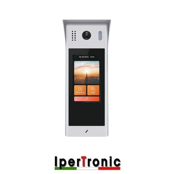 Posto esterno video TDH touch screen 5" RFID fisheye 170° IP54