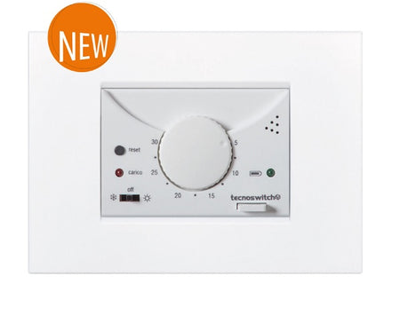 Termostato elettronico da incasso Raffaello bianco e grigio