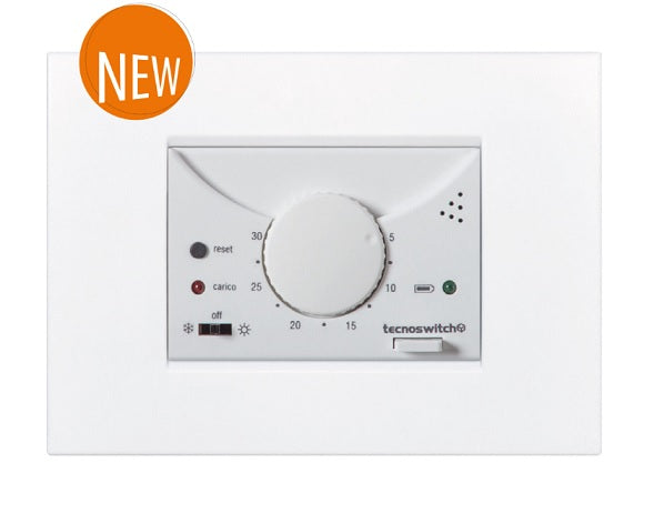 Termostato elettronico da incasso Raffaello bianco e grigio