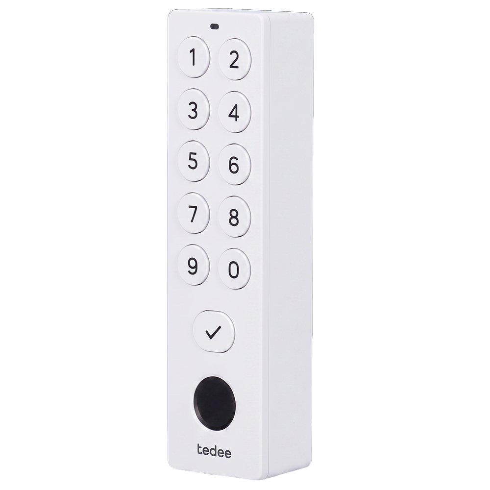 Tedee Accessorio per tastiera - Comunicazione Bluetooth - Apertura e chiusura con PIN o impronta digitale