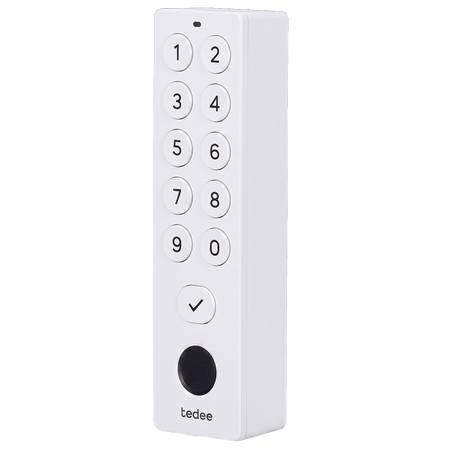 Tedee Accessorio per tastiera - Comunicazione Bluetooth - Apertura e chiusura con PIN o impronta digitale