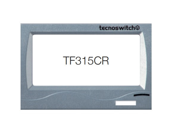 Frontalino cromato per termostato TE315BG Tecnoswitch
