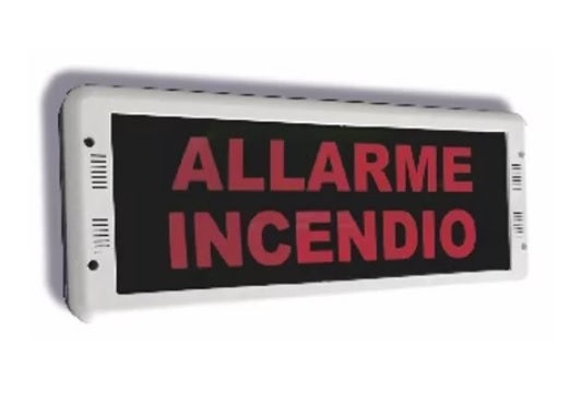 Segnalatore ottico acustico d'incendio 24Vcc Kros Technik TOA-A 100