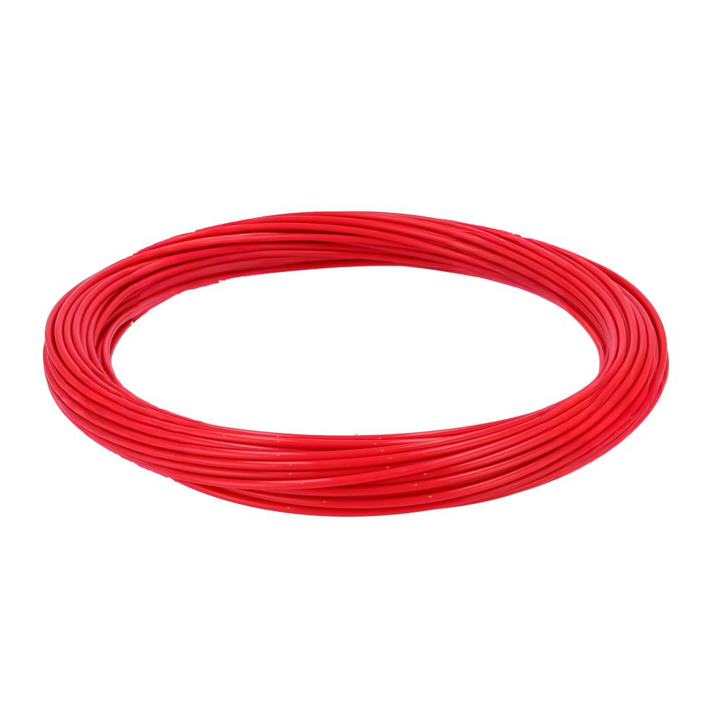 SECURITON - Tubo sensore in teflon rosso da 6/4 mm - 50m - ADW - Rilevamento termico lineare