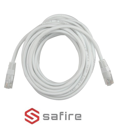 Cavo patch Ethernet UTP Cat.5E RJ45 5 m bianco