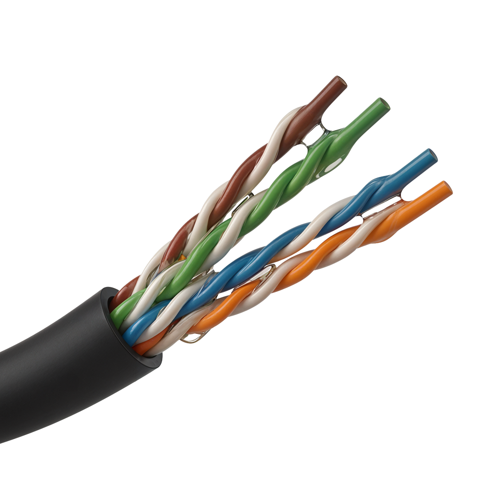 Safire Bobina di cavo di rete Cat5e da 305 metri - Conduttore in rame 100% per un segnale ottimale