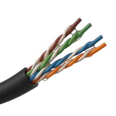 Safire Bobina di cavo di rete Cat5e da 305 metri - Conduttore in rame 100% per un segnale ottimale