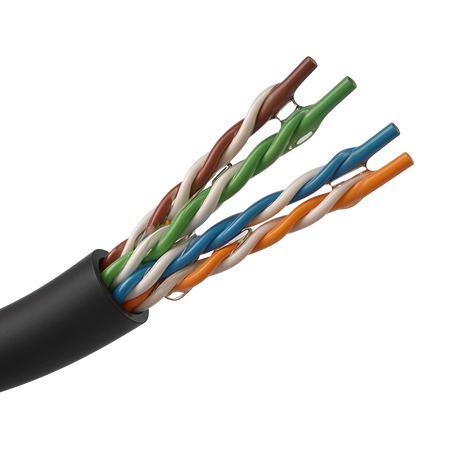 Safire Bobina di cavo di rete Cat5e da 305 metri - Conduttore CCA in alluminio rivestito di rame