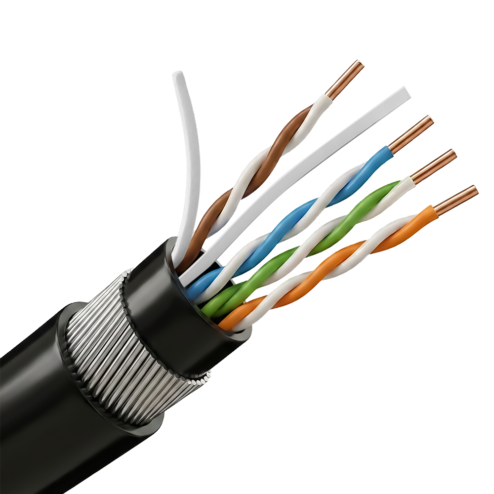 Safire Bobina di cavo di rete Cat6 da 305 metri - Conduttore in rame 100% per un segnale ottimale