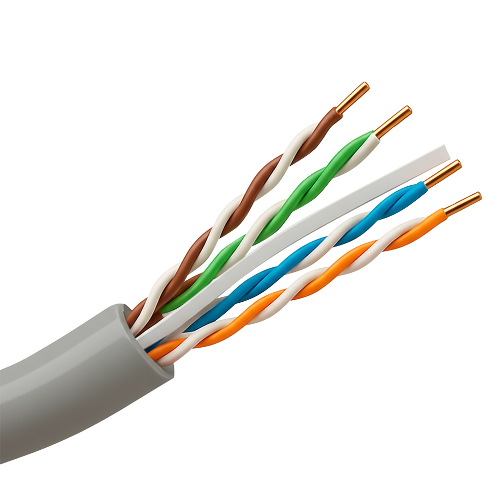 Cavo UTP Safire - Categoria 6 - Bobina da 305 metri - Diametro 5.5 mm - Compatibile con Balun