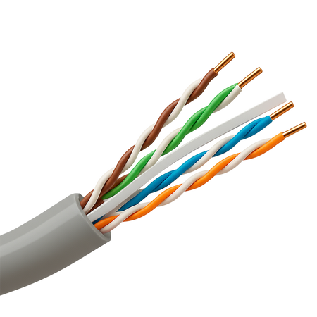 Cavo UTP Safire - Categoria 6 - Bobina da 305 metri - Diametro 5.5 mm - Compatibile con Balun