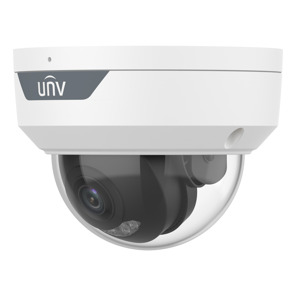 Telecamera Dome IP Uniview - Gamma Easy - 4 MP | Ottica 4 mm | microSD 512 GB - IR 30 m | Luce bianca 30 m | WDR 120 dB
