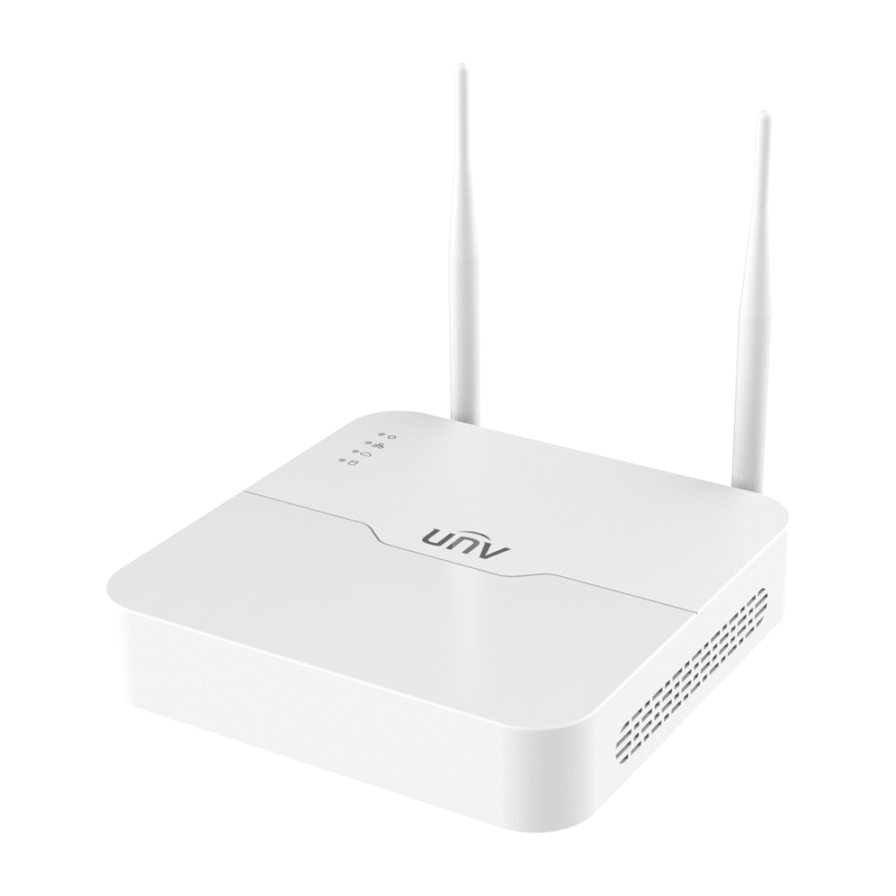Uniview Videoregistratore NVR Wi-Fi per telecamere IP - Gamma Easy - 8 CH video / Compressione Ultra 265