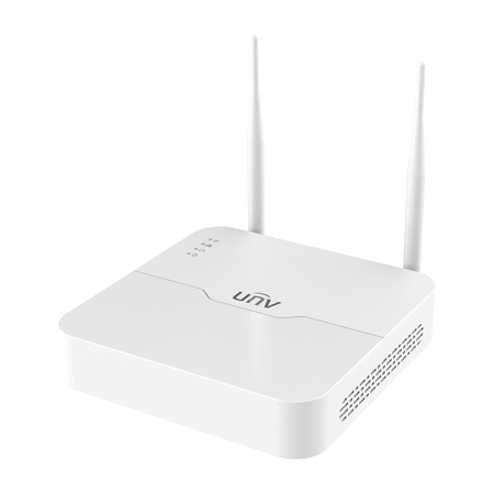 Uniview Videoregistratore NVR Wi-Fi per telecamere IP - Gamma Easy - 8 CH video / Compressione Ultra 265