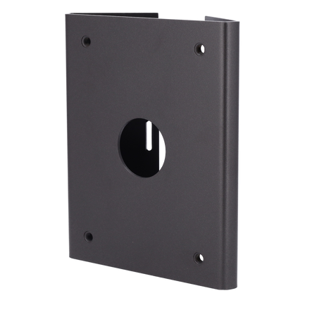 Supporto per palo - Per telecamere UNIVIEW PTZ - Adatto per esterni - Colore grigio - Passacavo