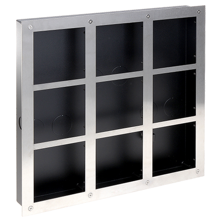 Panello frontale e cassa di registrazione - Specifico per videocitofoni - Compatibile con moduli XS-V2000E-M(X)