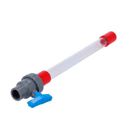 Securiton Tubo di ritegno per acqua - Valvola a sfera per lo svuotamento - Realizzato in ABS - Compatibile con ASD