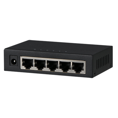 Switch X-Security Gigabit - 5 porte RJ45 - Velocità 10/100/1000 Mbps - Alta velocità in tutte le porte
