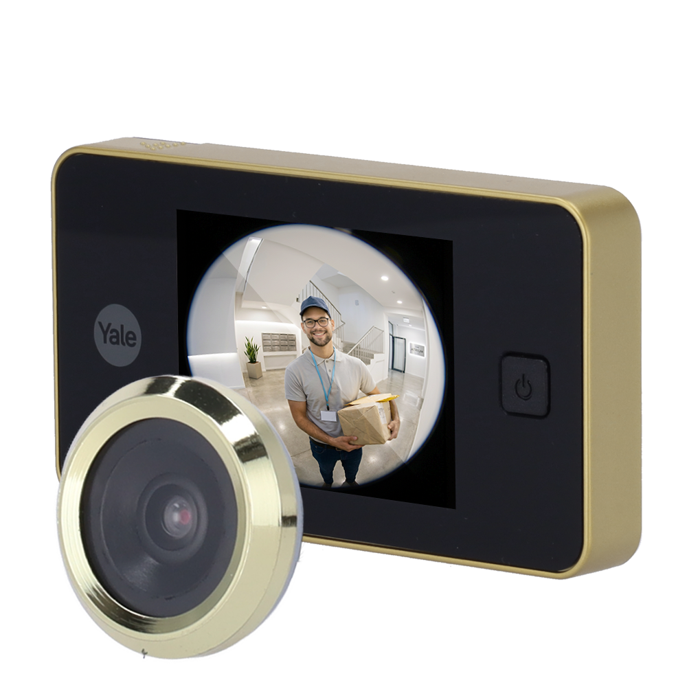 YALE-DOORVIEWER500-GOLD