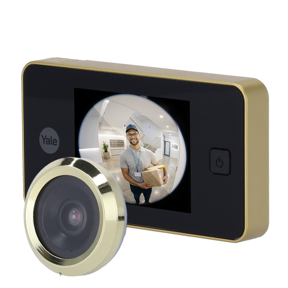 YALE-DOORVIEWER500-GOLD