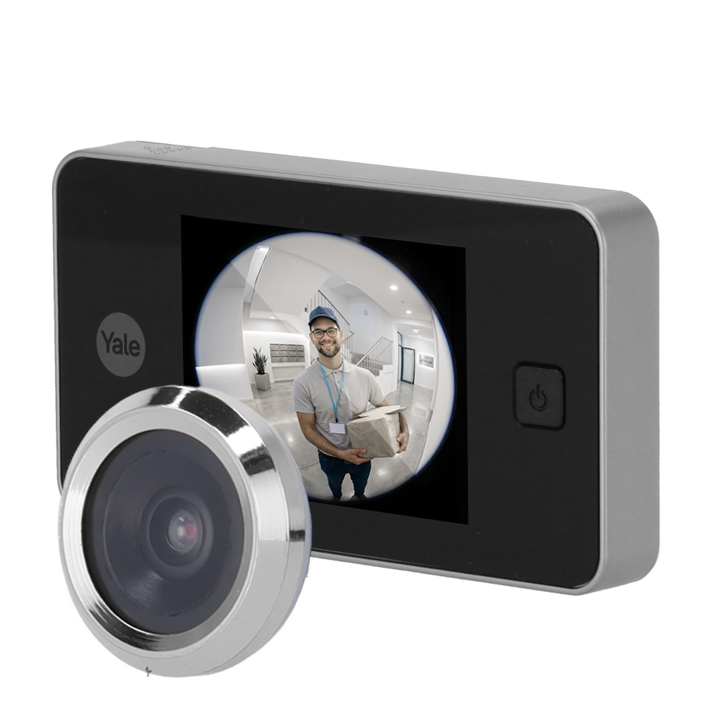 YALE-DOORVIEWER500-SILVER