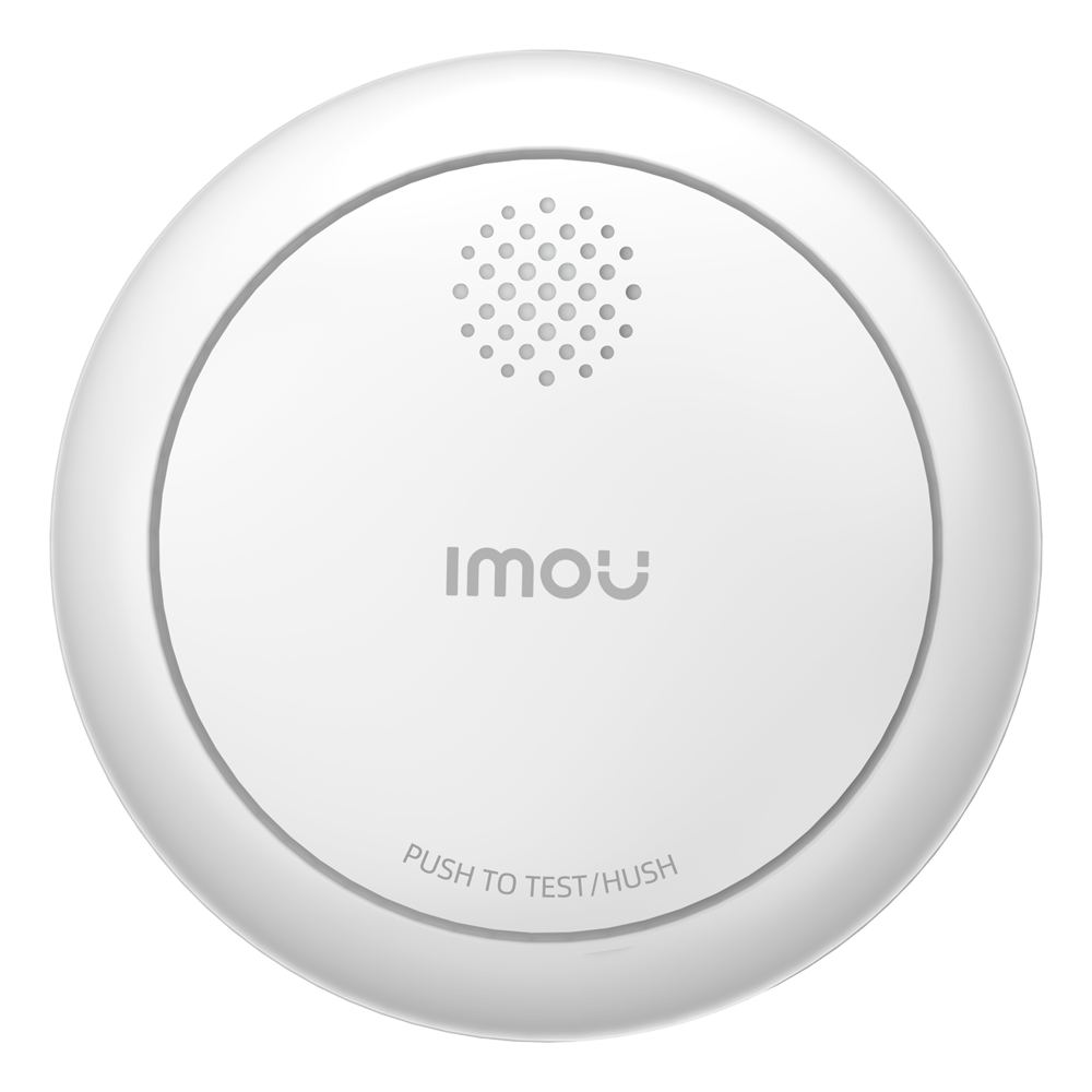 Rilevatore di fumo IMOU - Sirena 85 dB integrata - Protocollo Zigbee / Richiede Hub (incluso) - Multi-area Linked Alarm