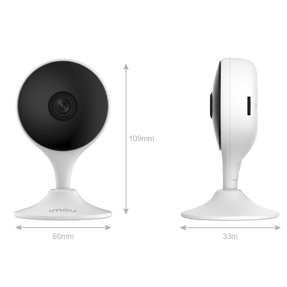 Imou Telecamera fissa Cue 2 2MP - WiFi 2.4 GHz - 2.8 mm / IR 10m - Audio bidirezionale / Sirena