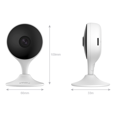 Imou Telecamera fissa Cue 2 2MP - WiFi 2.4 GHz - 2.8 mm / IR 10m - Audio bidirezionale / Sirena