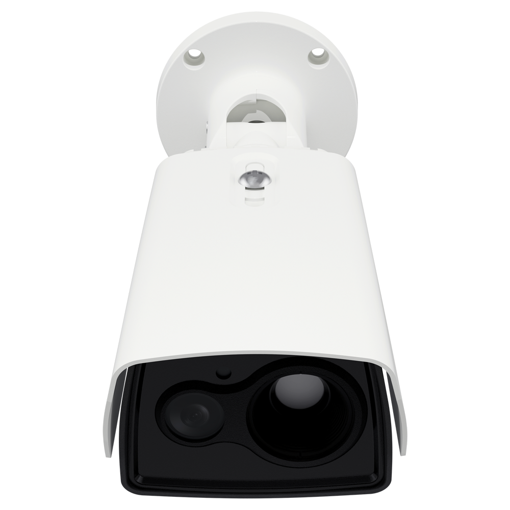 Telecamera IP bullet bispectrum di Thermtec - Sensore termico 640x512 pix., 12µm, ottica 10mm