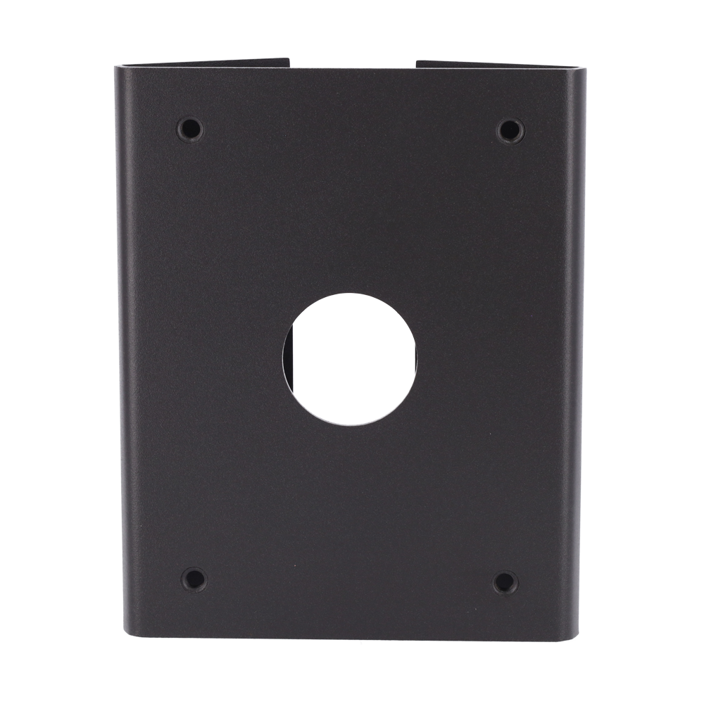 Supporto per palo - Per telecamere UNIVIEW PTZ - Adatto per esterni - Colore grigio - Passacavo