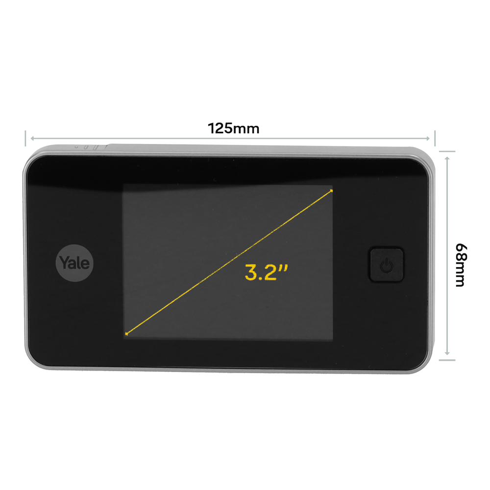 YALE-DOORVIEWER500-SILVER